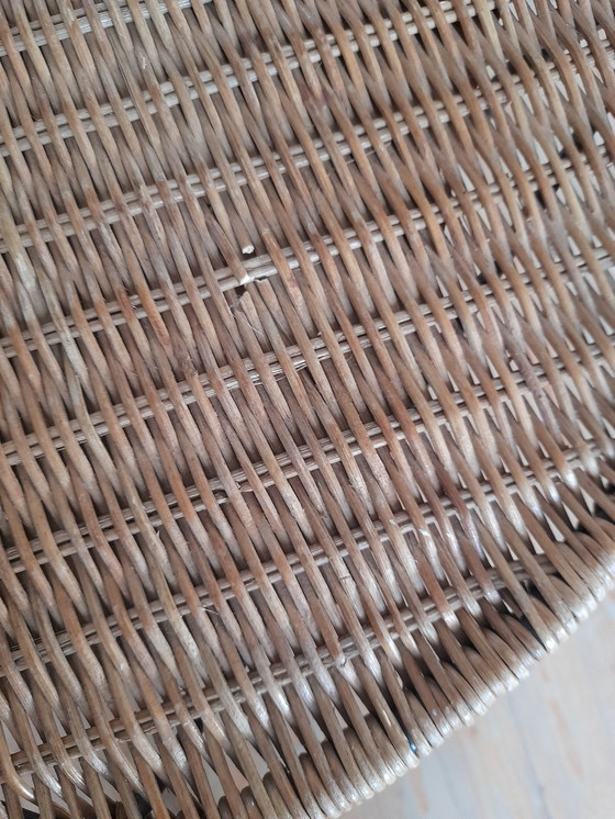 Image 1 of 70S Vintage Rotan Tafeltje