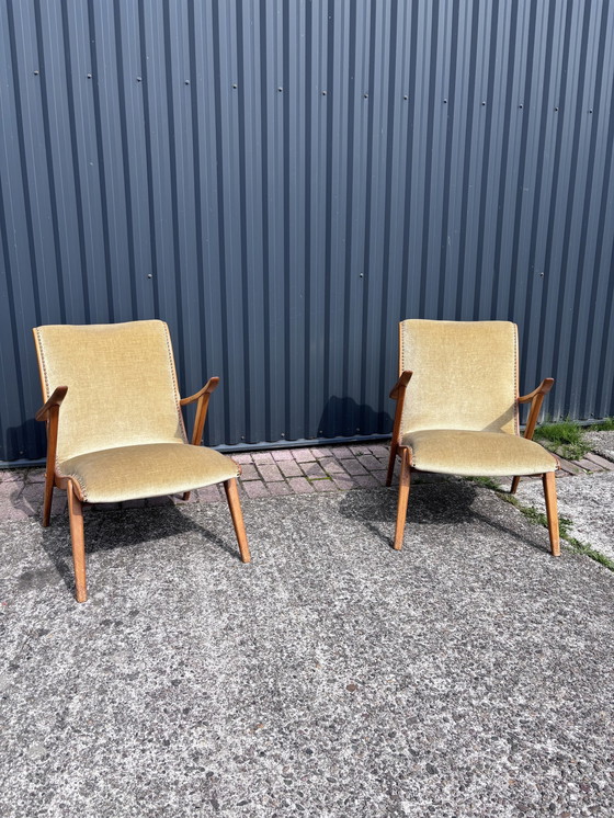 Image 1 of 2 X Vintage Easy Chair Fauteuil