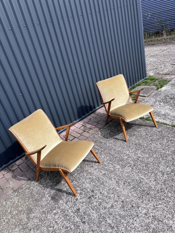 Image 1 of 2 X Vintage Easy Chair Fauteuil