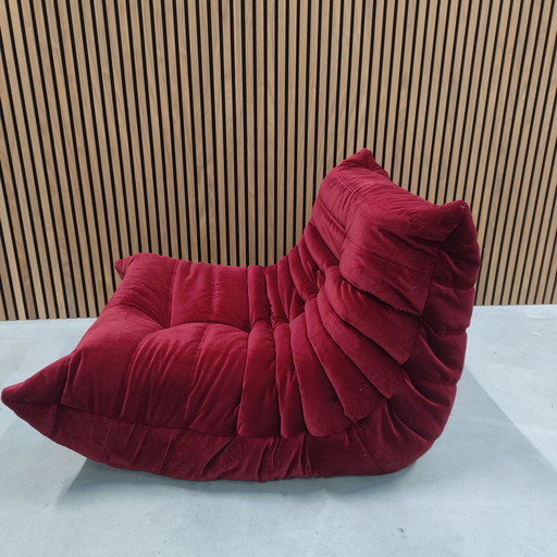 Ligne Roset Togo Bordeauxrood Velours