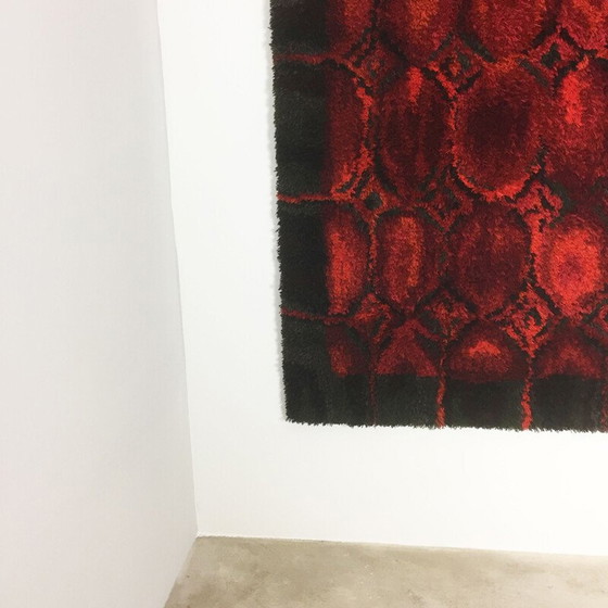 Image 1 of Vintage wandkleed Rya van Helena Koskivaara voor Wetterhoff 1960