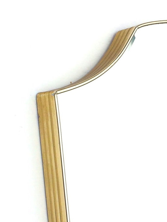 Image 1 of Wapenschild  Spiegel * Vintage 50S Neoklassieke Stijl *