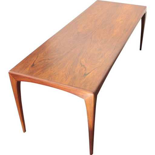 Vintage palissander salontafel van Erling Torvits voor Heltborg Møbler, Denemarken 1960
