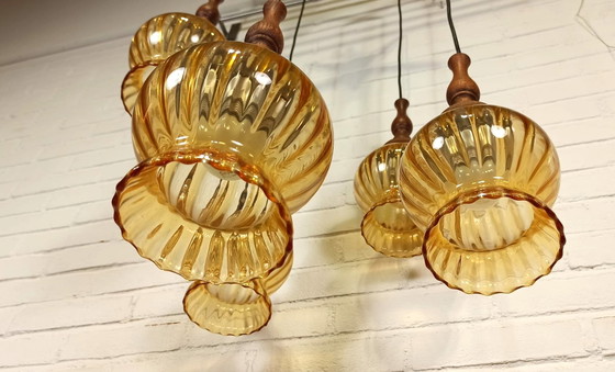 Image 1 of Vintage grote cascade hanglamp