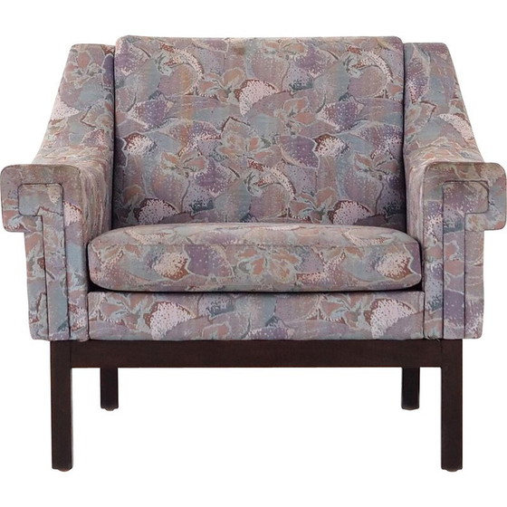 Image 1 of Vintage fauteuil met beukenhouten poten, 1970