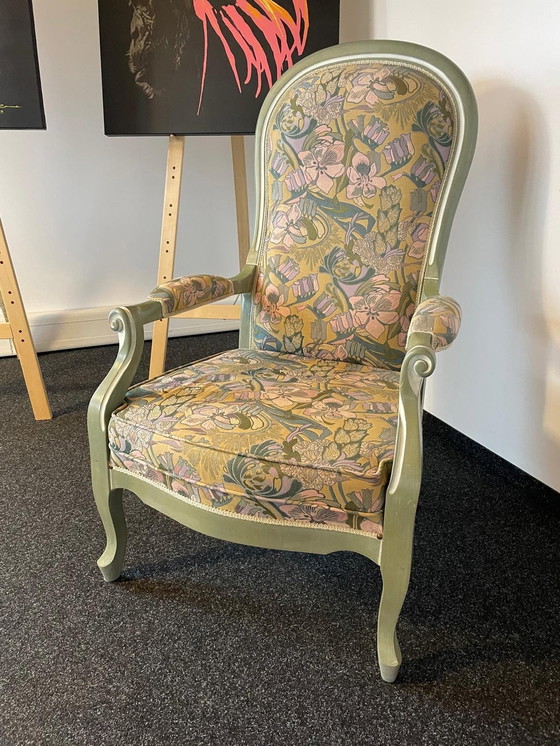 Image 1 of Antieke Louis Philippe Voltaire fauteuil