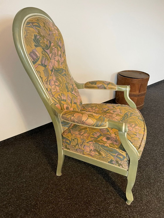 Image 1 of Antieke Louis Philippe Voltaire fauteuil