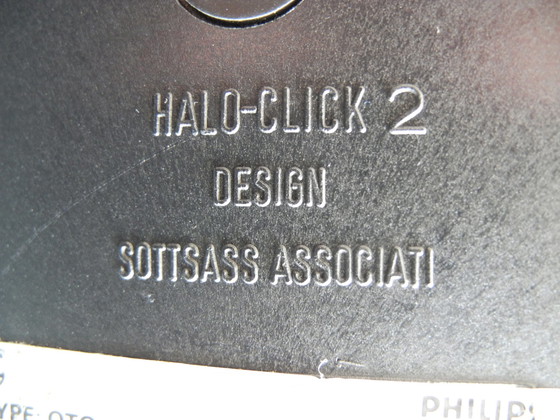 Image 1 of Originele Sottsass Associati halogeen tafellamp - Halo Click 2 - van Philips 1988