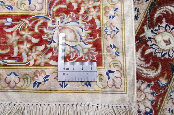 Image 1 of Origineel Perzisch tapijt Qom/Ghom Zuiver zijde 121 X 81 Cm Top staat