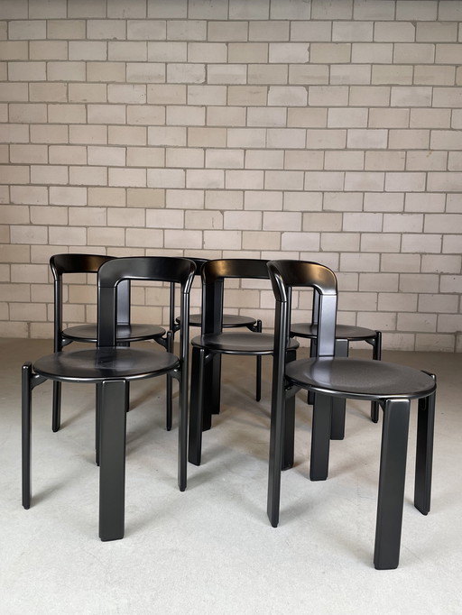 6X Bruno Rey Chair Black