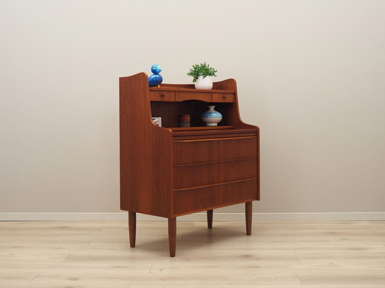 Image 1 of Teakhouten secretaire, Deens ontwerp, 1970S, Productie: Denemarken