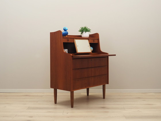 Image 1 of Teakhouten secretaire, Deens ontwerp, 1970S, Productie: Denemarken