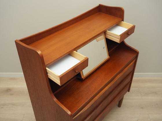 Image 1 of Teakhouten secretaire, Deens ontwerp, 1970S, Productie: Denemarken