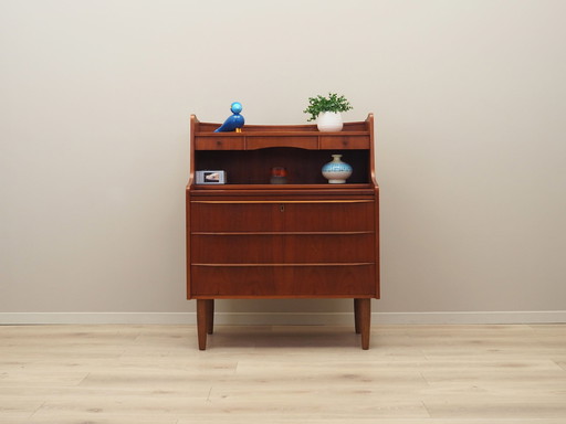 Teakhouten secretaire, Deens ontwerp, 1970S, Productie: Denemarken