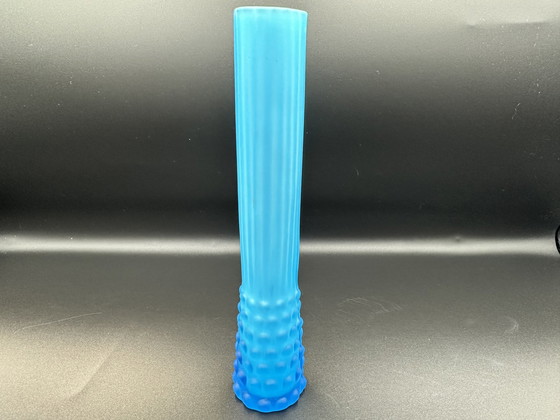 Image 1 of Mondgeblazen Überfangglas Vaas Jaren 60