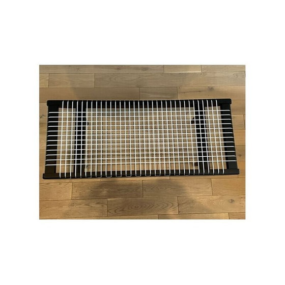 Image 1 of Vintage zwart gelakte salontafel van Georges Tigien, 1960