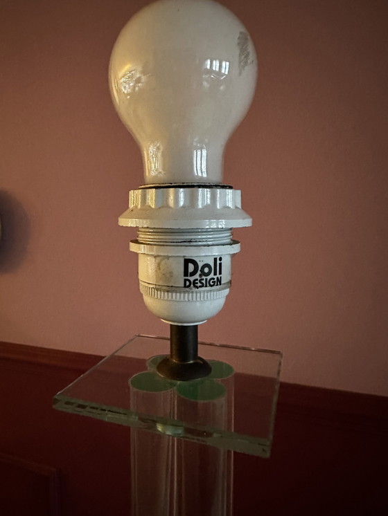 Image 1 of Vintage Glazen Vloerlamp Boli Design 1980S