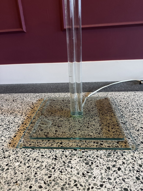 Image 1 of Vintage Glazen Vloerlamp Boli Design 1980S