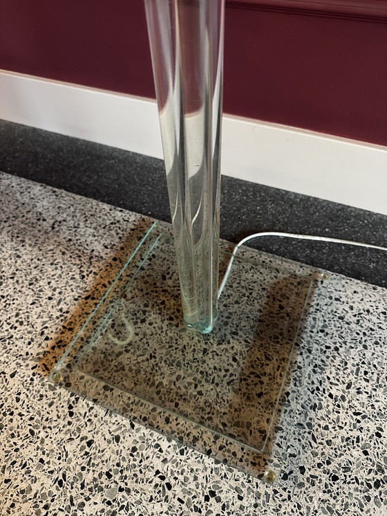 Image 1 of Vintage Glazen Vloerlamp Boli Design 1980S