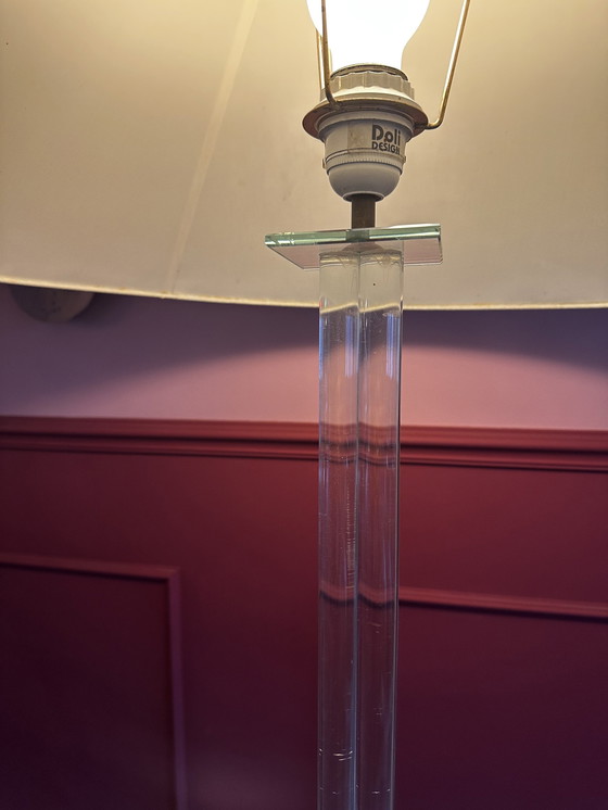 Image 1 of Vintage Glazen Vloerlamp Boli Design 1980S