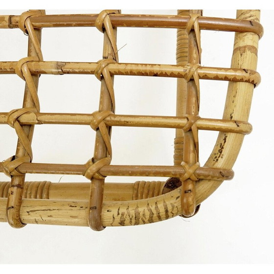 Image 1 of Set van 4 vintage rotan stoelen 1960