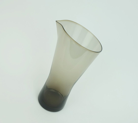 Image 1 of heinrich loeffelhardt mid century PITCHER karaf sapkan zwiesel glas 1950