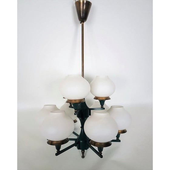 Image 1 of Vintage kroonluchter van Hans Agne Jakobsson A.B, jaren 1960