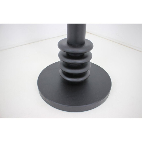 Image 1 of Vintage houten en glazen vloerlamp, Duitsland 1970