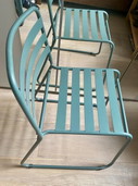 8x HK Living Stalen tuinstoelen