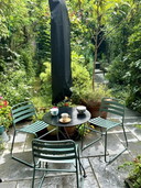 8x HK Living Stalen tuinstoelen