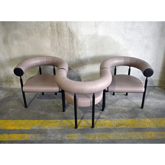 Image 1 of Set van 3 vintage Cobra EJ900 fauteuils van Erik Jørgensen voor Erik Jørgensen Møbelfabrik, 1980