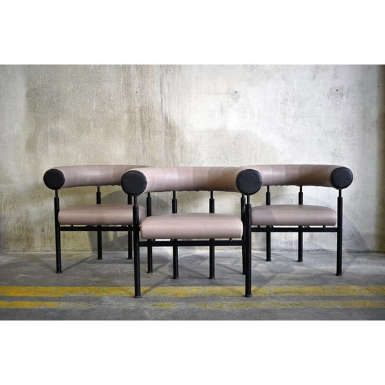 Image 1 of Set van 3 vintage Cobra EJ900 fauteuils van Erik Jørgensen voor Erik Jørgensen Møbelfabrik, 1980