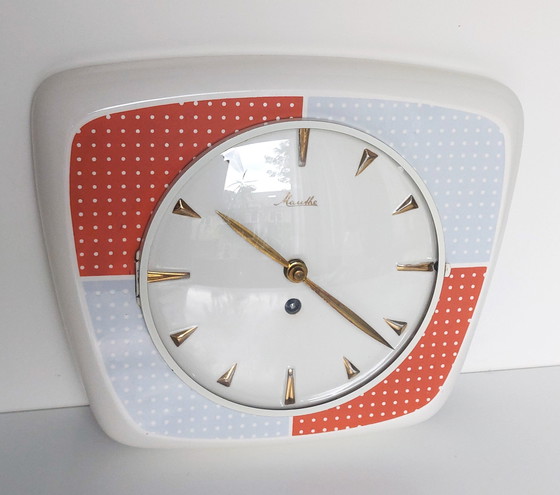 Image 1 of Vintage Mauthe Germany Wandklok | Mechanisch/Opwinden