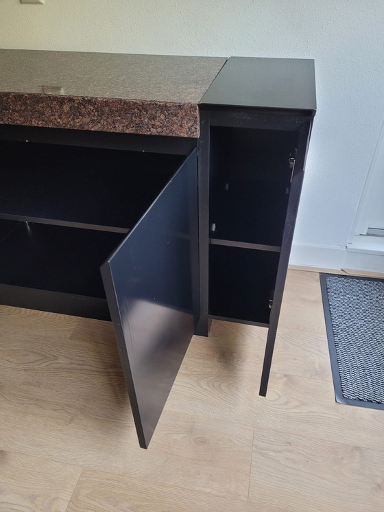 Image 1 of Design dressoir met hardstenen blad