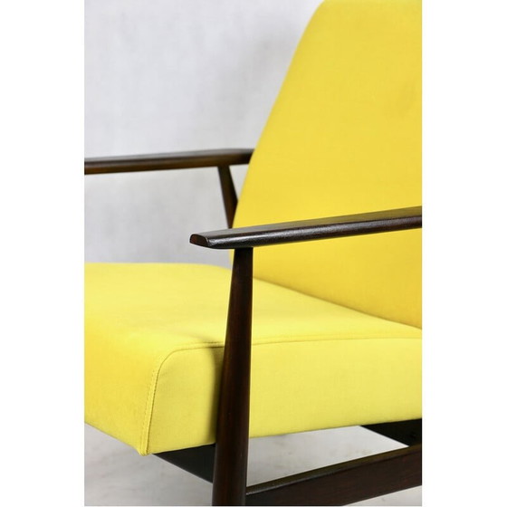 Image 1 of Vintage gele Fox fauteuil, 1970