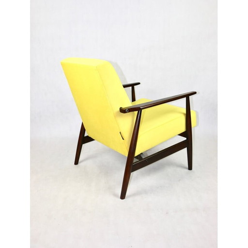 Vintage gele Fox fauteuil, 1970