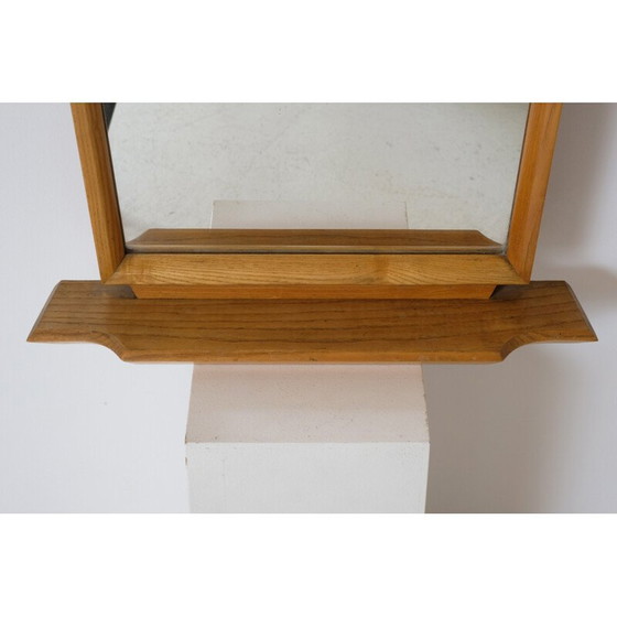 Image 1 of Vintage spiegel in massief eiken, 1960