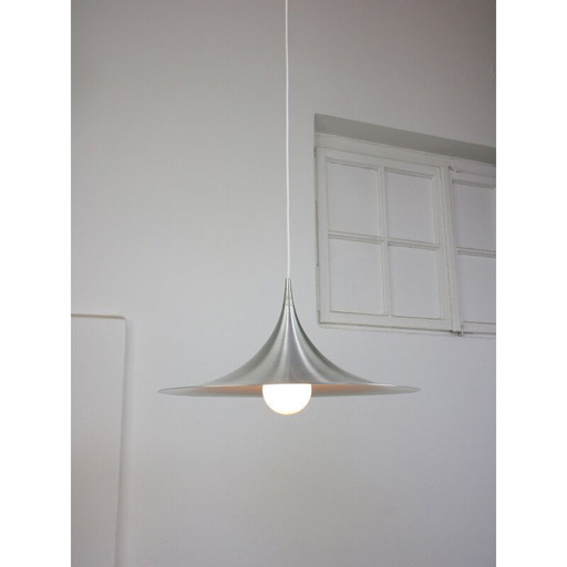 Vintage zilveren hanglamp van Claus Bonderup & Torsten Thorup