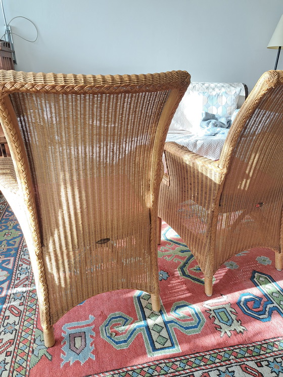 Image 1 of 2x Lloyd Loom fauteuils