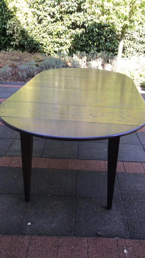 Image 1 of Eikenhouten eettafel, 4 afmetingen