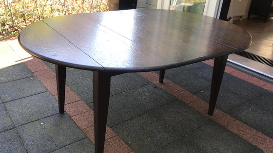 Image 1 of Eikenhouten eettafel, 4 afmetingen