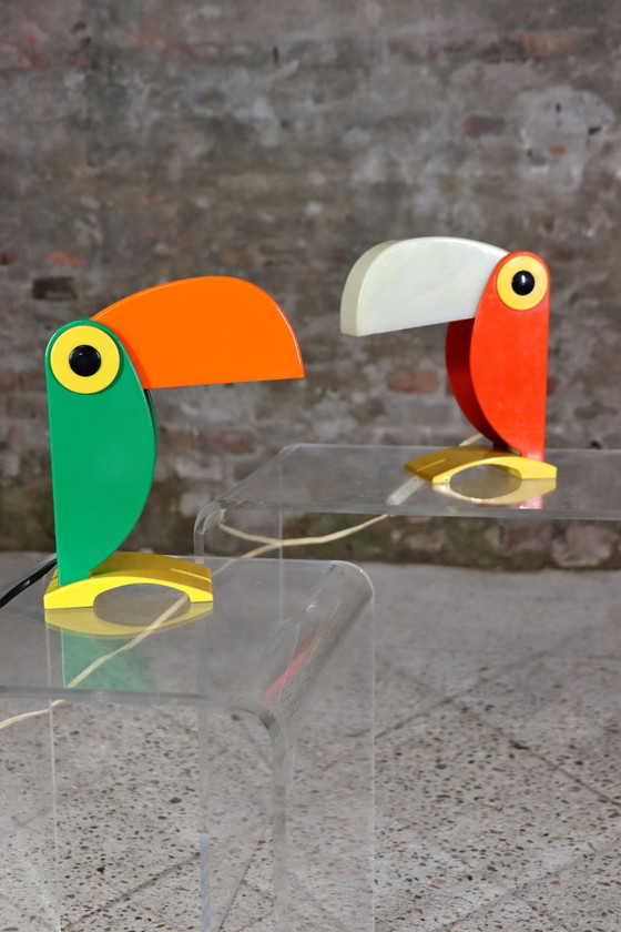 Image 1 of Ferrari Toucan Lamp Geel Old Timer 