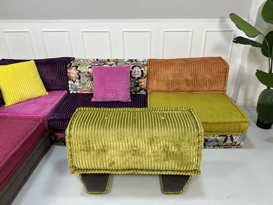 Image 1 of Roche Bobois Mah Jong Designer Sofa Stof 15 Stuks Handgemaakt