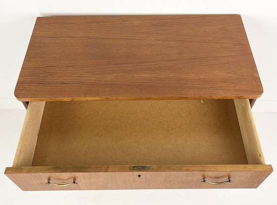 Image 1 of Zweeds vintage teak fineren ladekast Ikast