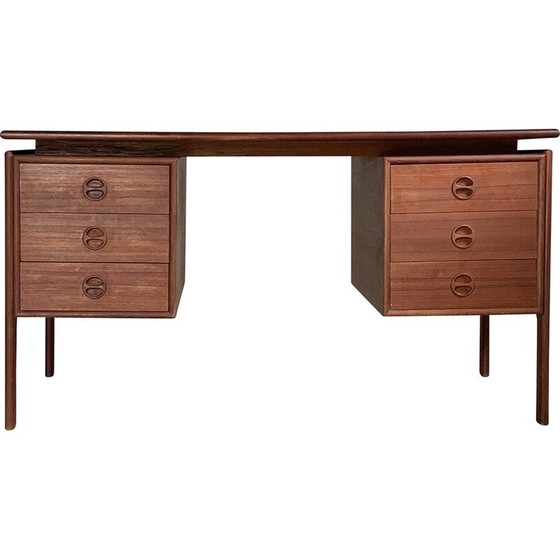 Image 1 of Vintage teak bureau van G.V Gasvig