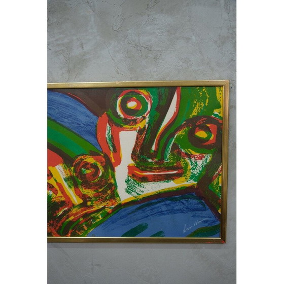 Image 1 of Vintage abstracte litho van Bengt Lindström, Zweden 1970