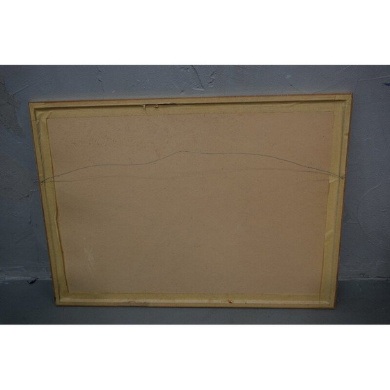 Image 1 of Vintage abstracte litho van Bengt Lindström, Zweden 1970