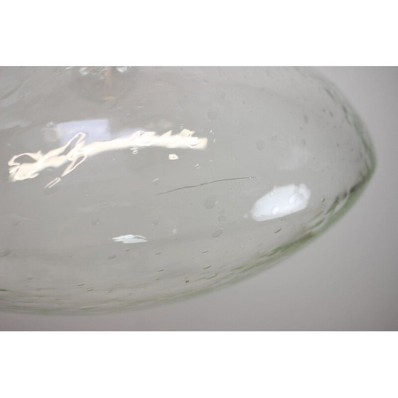 Image 1 of Vintage glazen en metalen hanglamp van Kamenicky Senov, Tsjecho-Slowakije 1970