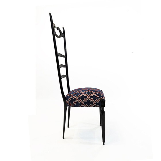 Image 1 of Paar vintage "Chiavari" stoelen van Paolo Buffa, jaren 1950