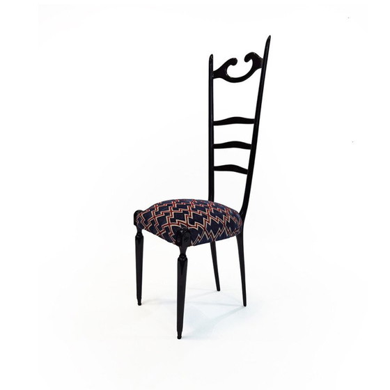 Image 1 of Paar vintage "Chiavari" stoelen van Paolo Buffa, jaren 1950